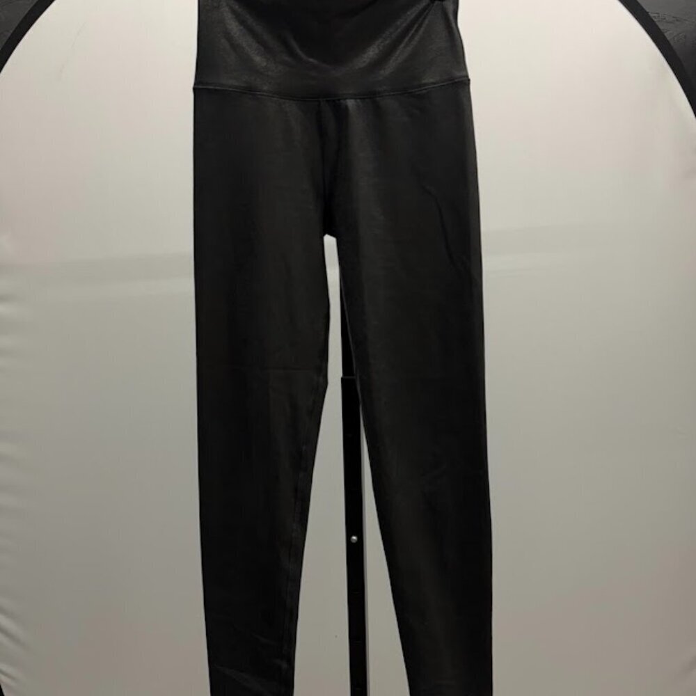 Aerie Black Faux Leather Leggings